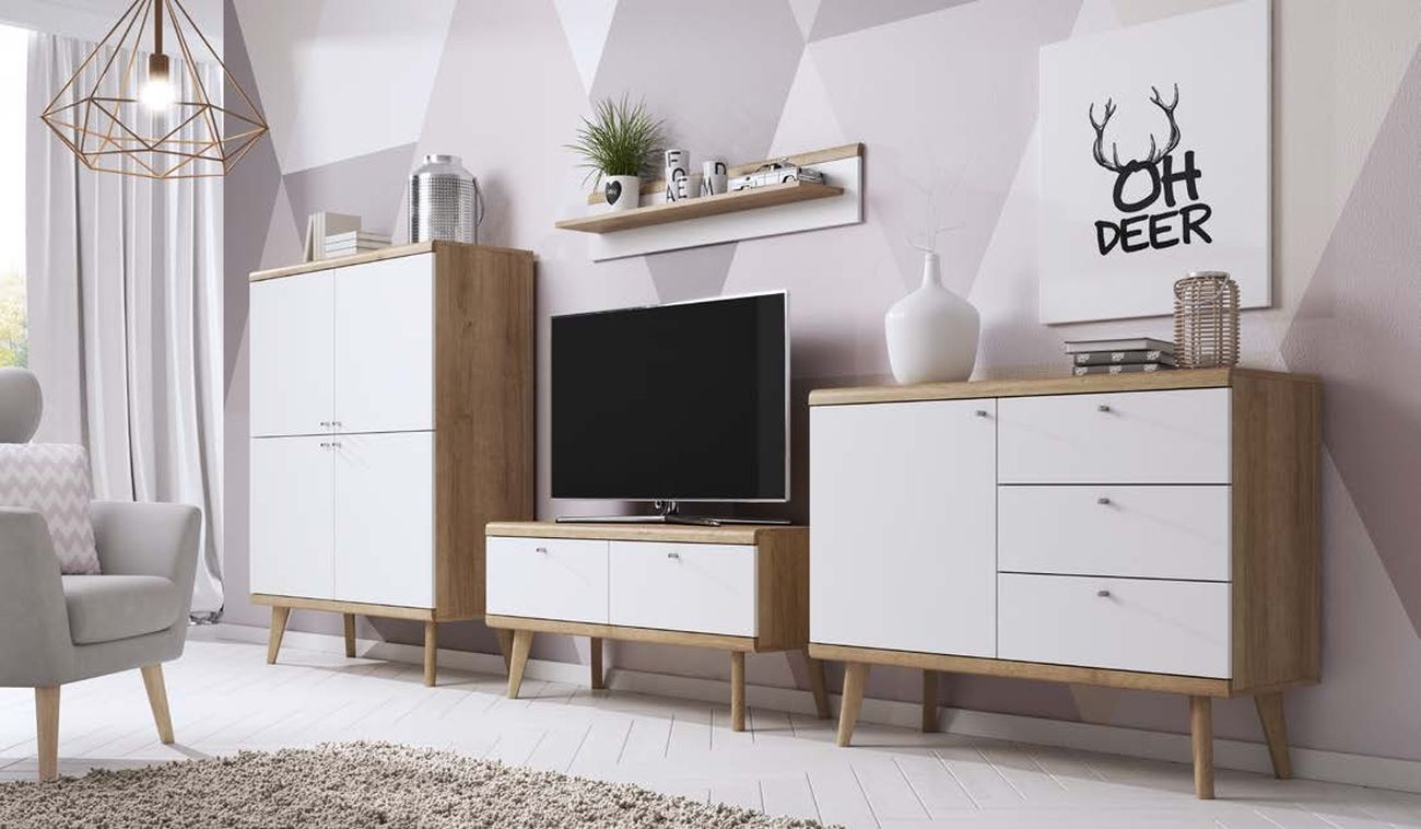 zestaw mebli Primo w stylu retro 